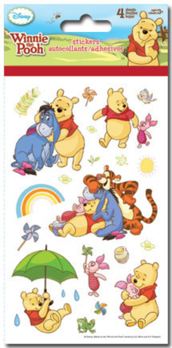 Winnie the Pooh Sticker 4 sheets Winnie the Pooh by iluvdesign