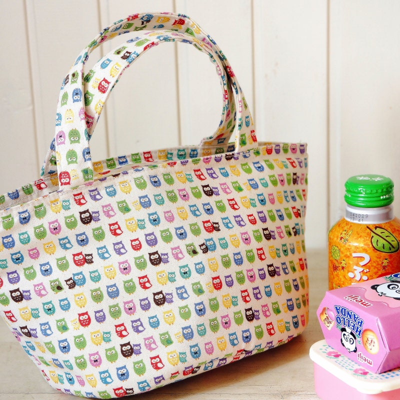 Japanese Insulated Lunch Bag Sandwich Snack Lunch Bag Tote