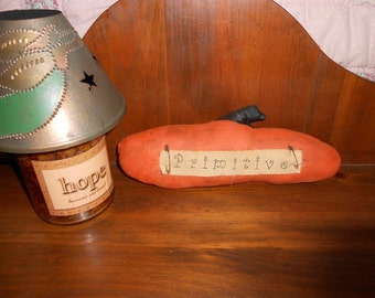 Primitive Handmade Pumpkin Shelf Sitter