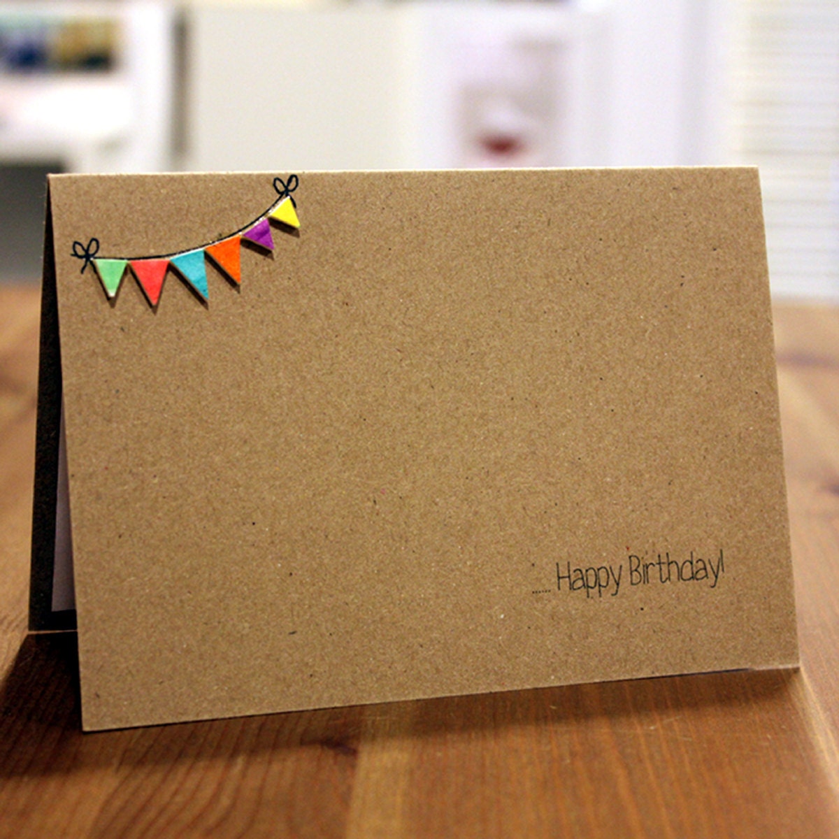 Handmade Birthday Card // Happy Birthday by LittleSilverleaf