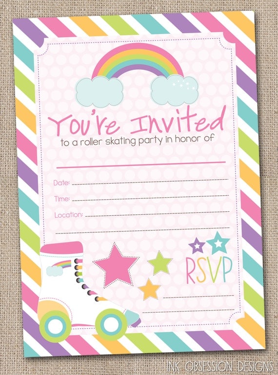 Birthday Party Invitations Printable 5