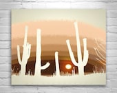 Cactus Print, Arizona, Desert Wall Print, Cactus in the Desert Art, Cactus Silhouette, Desert Landscape, Digital Art, 8x10, 11x14, 16x20 Cactus Print, Arizona, Desert Wall Print, Cactus in the Desert Art, Cactus Silhouette, Desert Landscape, Digital Art, 8x10, 11x14, 16x20