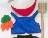 Christmas in July Sale Mr or Mrs potato head Farmer addon package which includes 6 pieces for our Potato head felt game set educational game Il_170x135