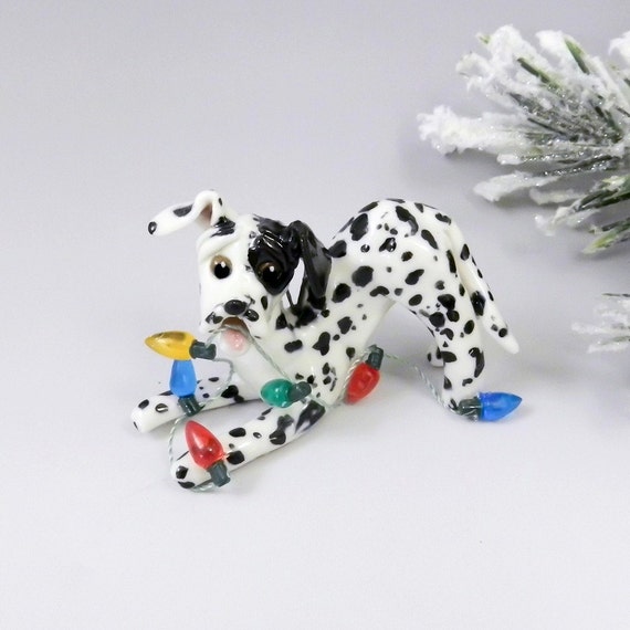 great dane harlequin christmas ornament figurine lights great dane harlequin christmas ornament figurine lights