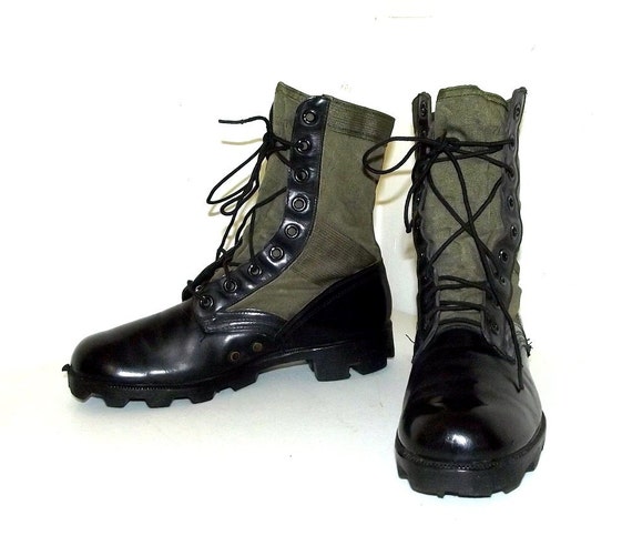 Green and Black Military Jungle Combat boots Ro Search