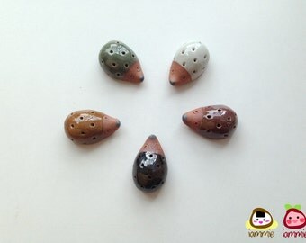 Dark Brown Ceramic Porcupine, hedgehog, porcupine figure, ceramic animal, tiny animal, small, little animal, decoration, miniature animal
