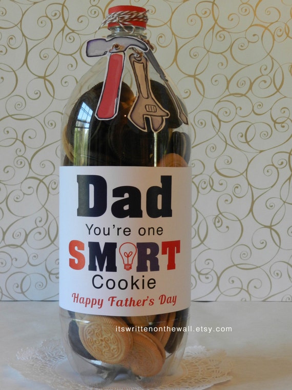 Items Similar To You re One Smart Cookie Label Fun Gift To Give Dad