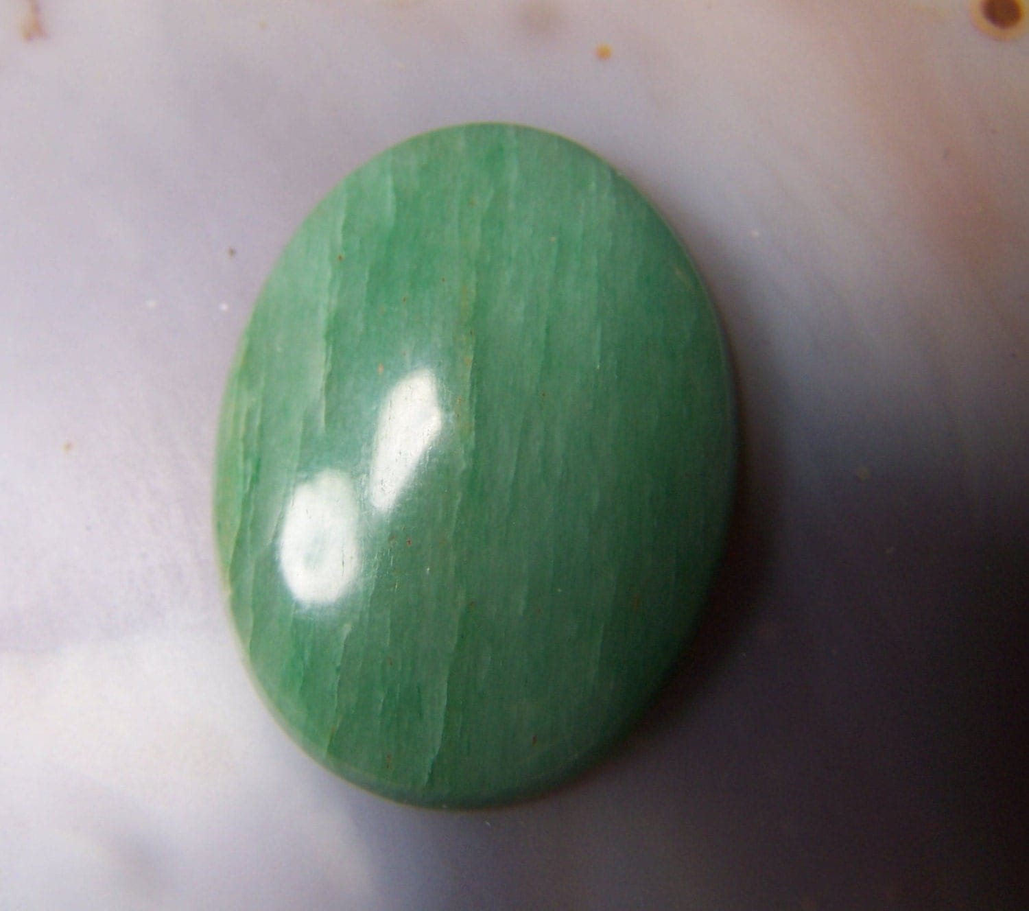 Genuine Canadian Jade Cabochon handcrafted by coyoterainbow