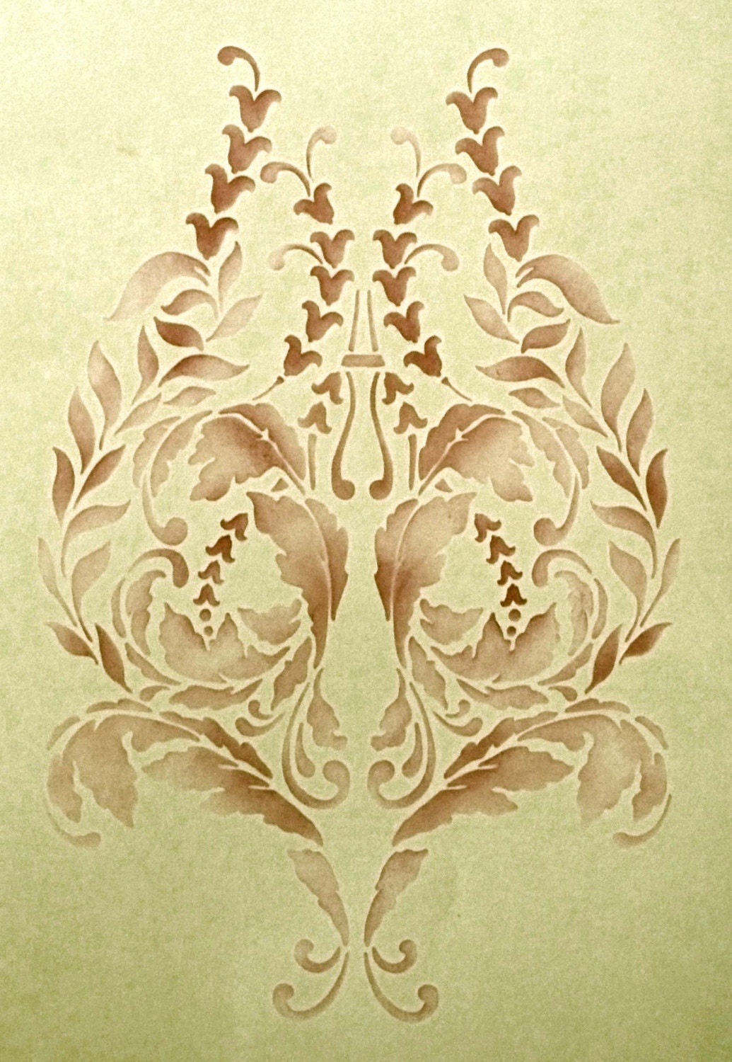 Stencil Romance Damask Wall Stencil Painting Stencil