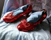 Custom Styled Shoes Inspired by The Ruby Slippers