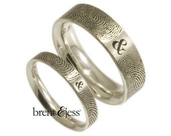 Wedding and signet ring