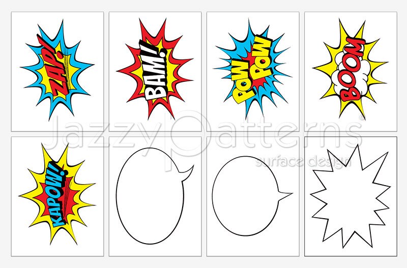 DIY Comic Book Sound Effects Printable Photo Booth Props diy-comic-book-sound-effects-printable-photo-booth-props