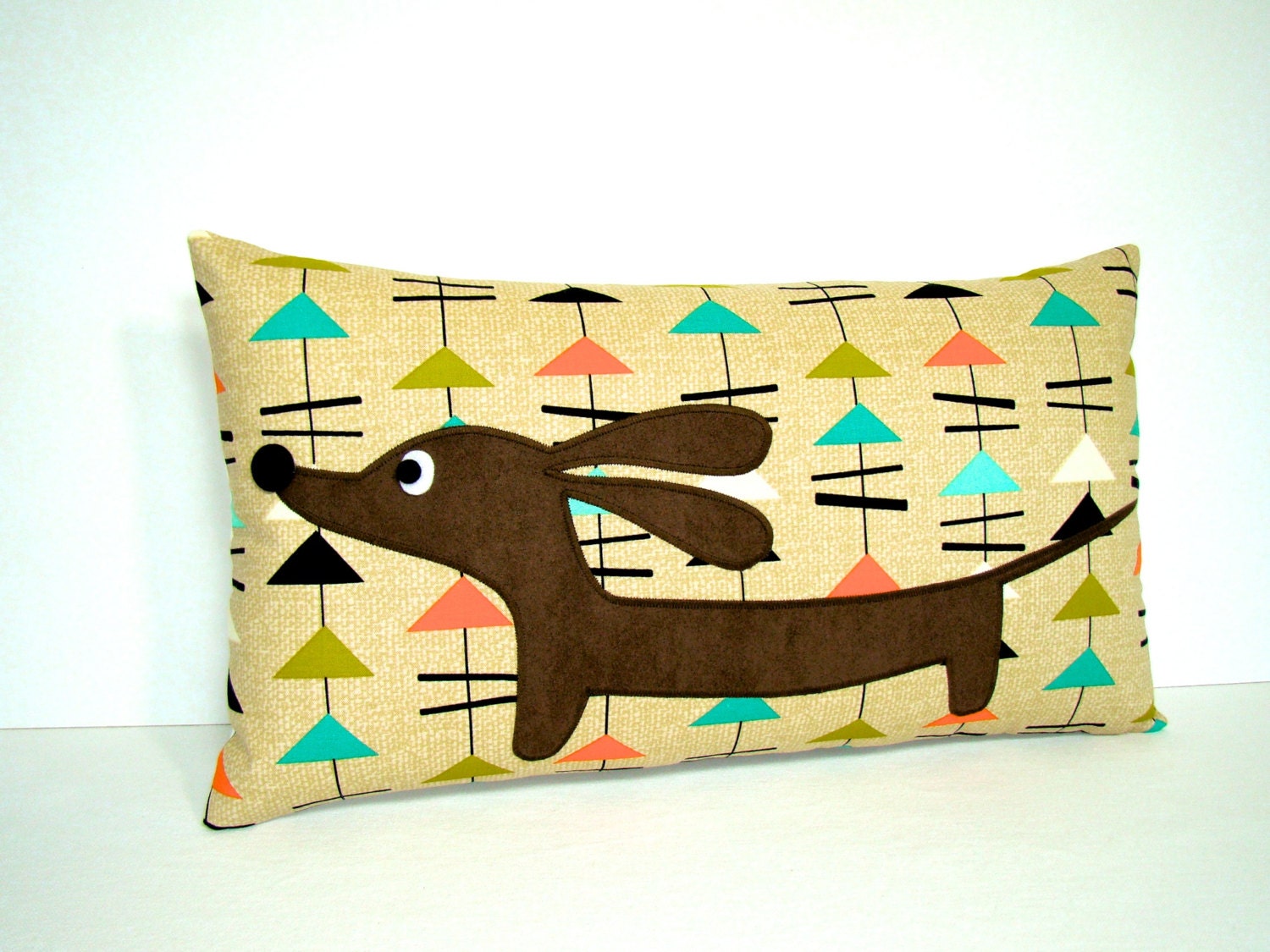 wiener dog pillow