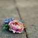 Dusty Rose Hair Comb, Floral Bridal Fascinator, Light Purple, Woodland Bridal Hair, Wedding Accessory