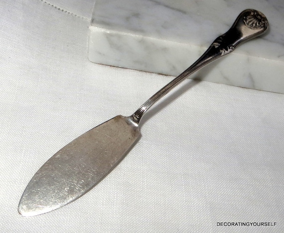 830S knife  Norway Pettersen Serving Antique  Knife Cheese Silver norway  Butter cheese