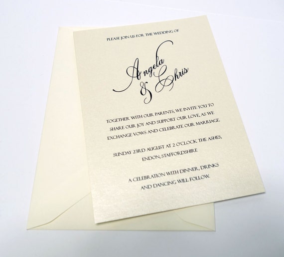 Simple And Elegant Wedding Invitations 5