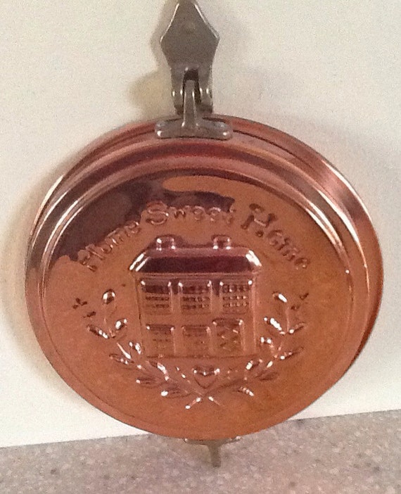 Copper Secret Key Holder With Brass Accents