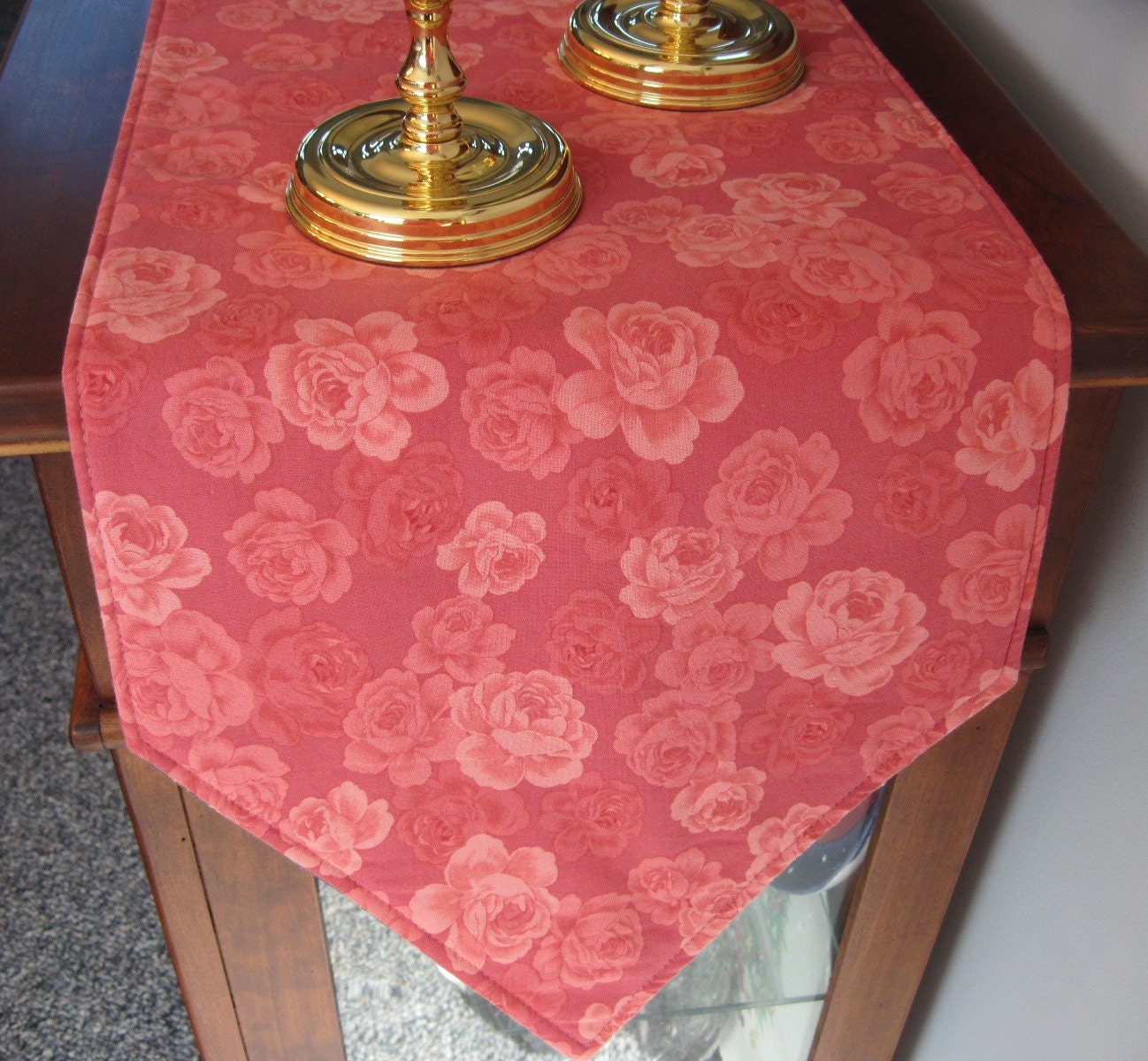 54 runners 72 on Etsy Rose than longer 72  inches by Runner Pink tracystreasuresri 36 SALE Table table