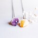 Amethyst or Citrine necklace