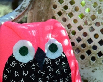 Gideon the Pink Owl Plush