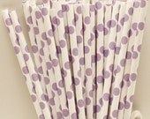 Paper Straws, Pastel Lilac Paper Drinking Straws, FROZEN PARTY, Easter, Girls, Party, Tea, Spring,Drinks, Princess, Baby Shower, Wedding Il_170x135