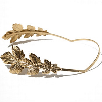 Glorious Leaves Greek Tiara Greek Goddess Headband by avigailadam