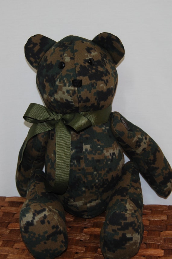 military plush doll