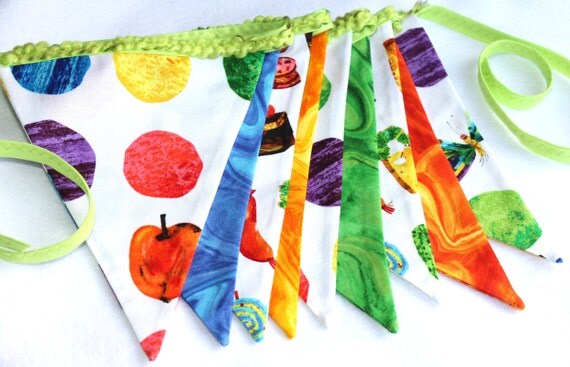 Large Fabric Bunting - The Very Hungry Caterpillar Il_570xn