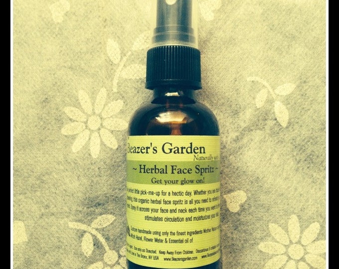Refreshing Herbal Face Spritz- Lavender Face Mist- Natural Skincare- Organic- Facial- Home Beauty Treatment- Gifts For Her- Mothers Day Gift
