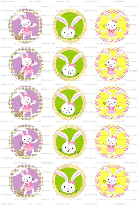 INSTANT DOWNLOAD Easter Bunny Girl 4x6 Digital File