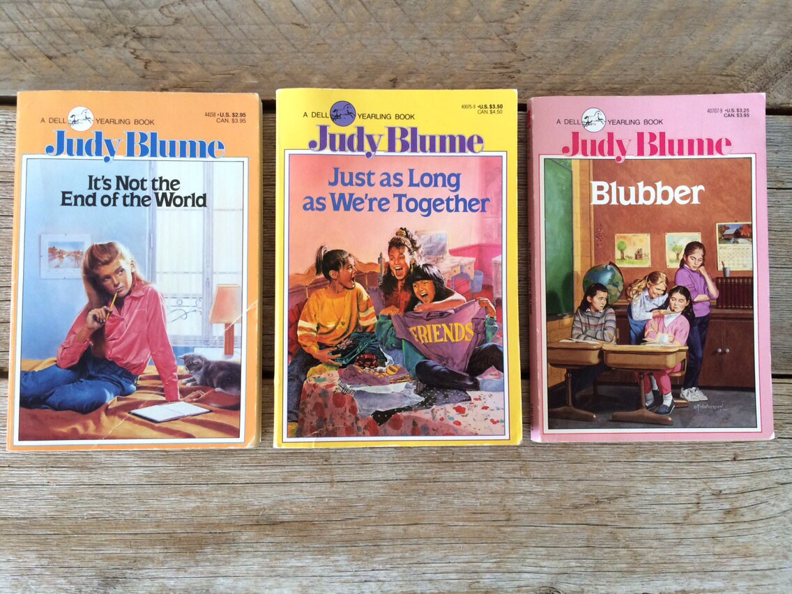 Judy Blume Books Blubber It's Not the End of the World