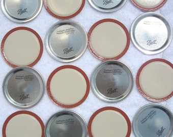 Ball Jar Lids 300 Regular Mouth Dome Lids, Mason Jars Bulk Ball Jar Canning Lids, New Jar Flats or Discs, Canning Supplies for Jars