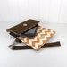 The Errand Runner - Cell Phone Wallet - Wristlet - for iPhone/Android- Chocolate/Chevron in Honey