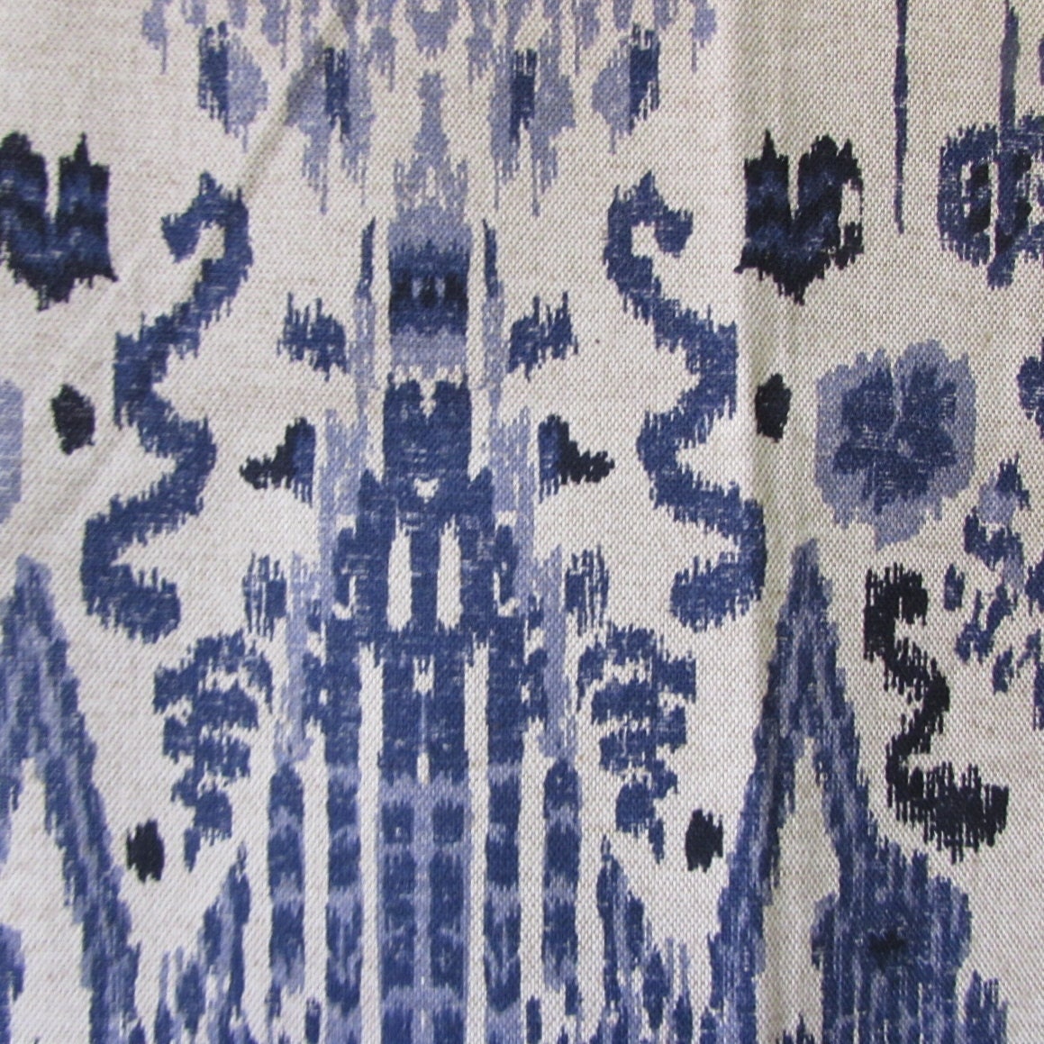 MUMBAI INDIAN BLUE/indigo ikat designer