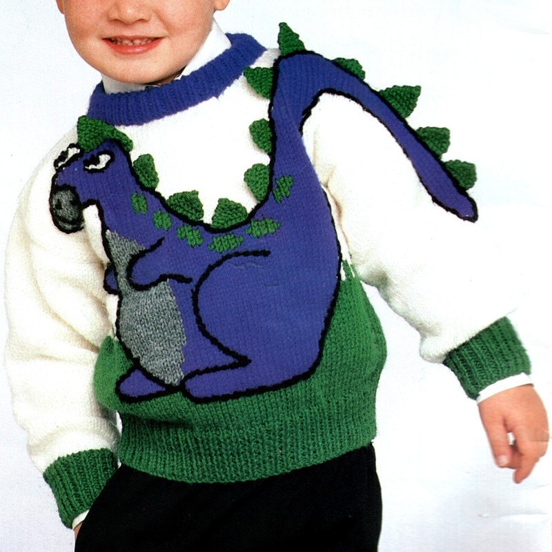 Dinosaur Knitting Pattern Horse Cat Bunnies Bears Dogs