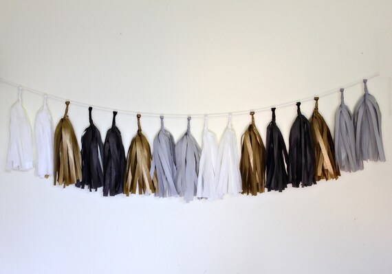 Tissue Tassel Garland Kit - Tuxedo Il_570xn