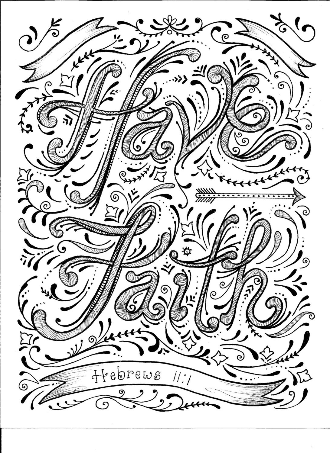 faith hope love coloring pages - photo #34