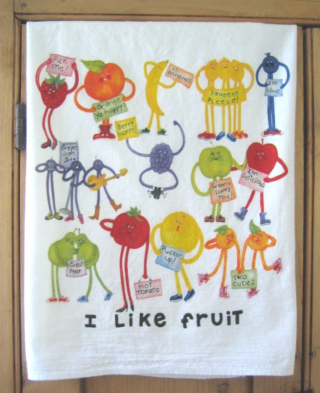 tangerine fruit kitchen towels potholders