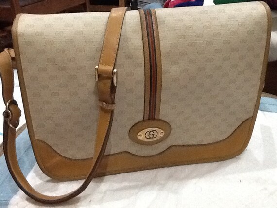 Vintage Genuine GUCCI Bag Gucci Purse Italy Monogram