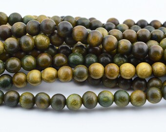 108 6MM Green SANDALWOOD Meditation Buddhist MALA Bead