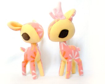 pink deer plush