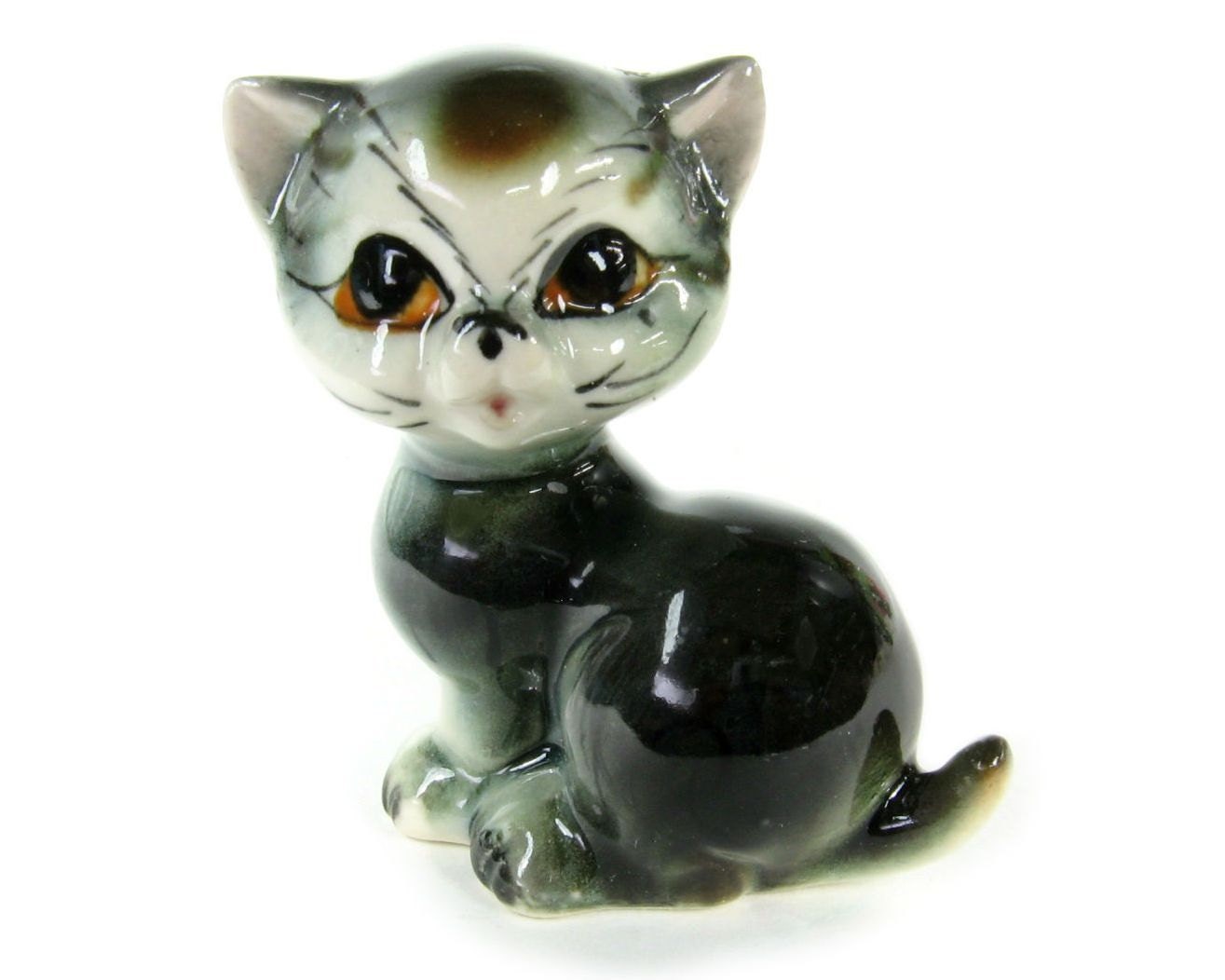 Kitty Cat Figurine / Made in Japan / Vintage Antique