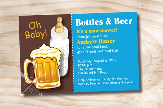 Beer And Babies Invitations 8