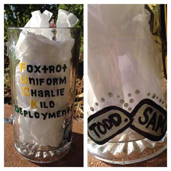 Foxtrot Uniform Charlie Kilo Deployments Painted Glass