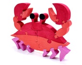 Red Crab Puzzle and Room Decoration