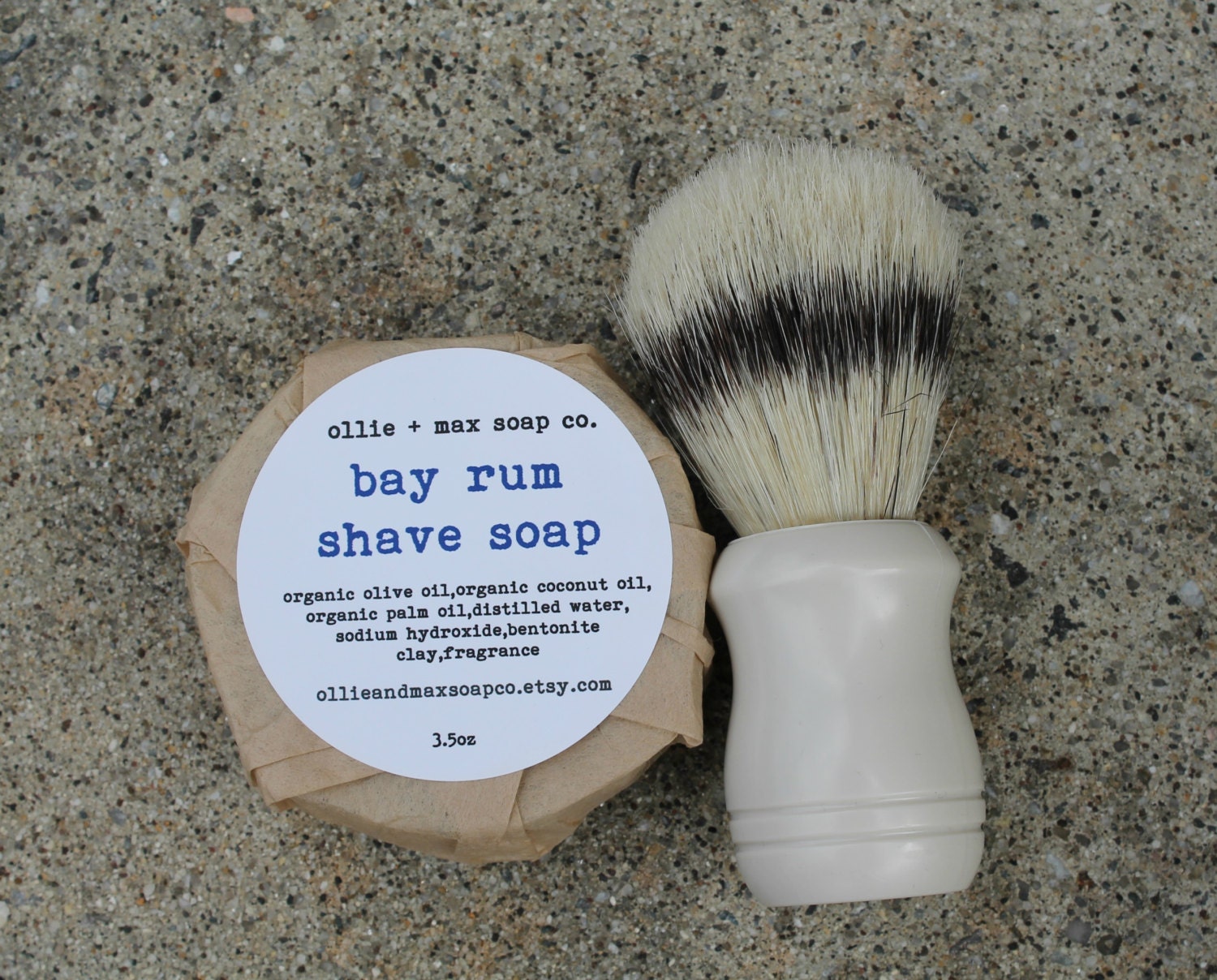 BAY RUM Shaving Soap For Men VEGAN gifts for men