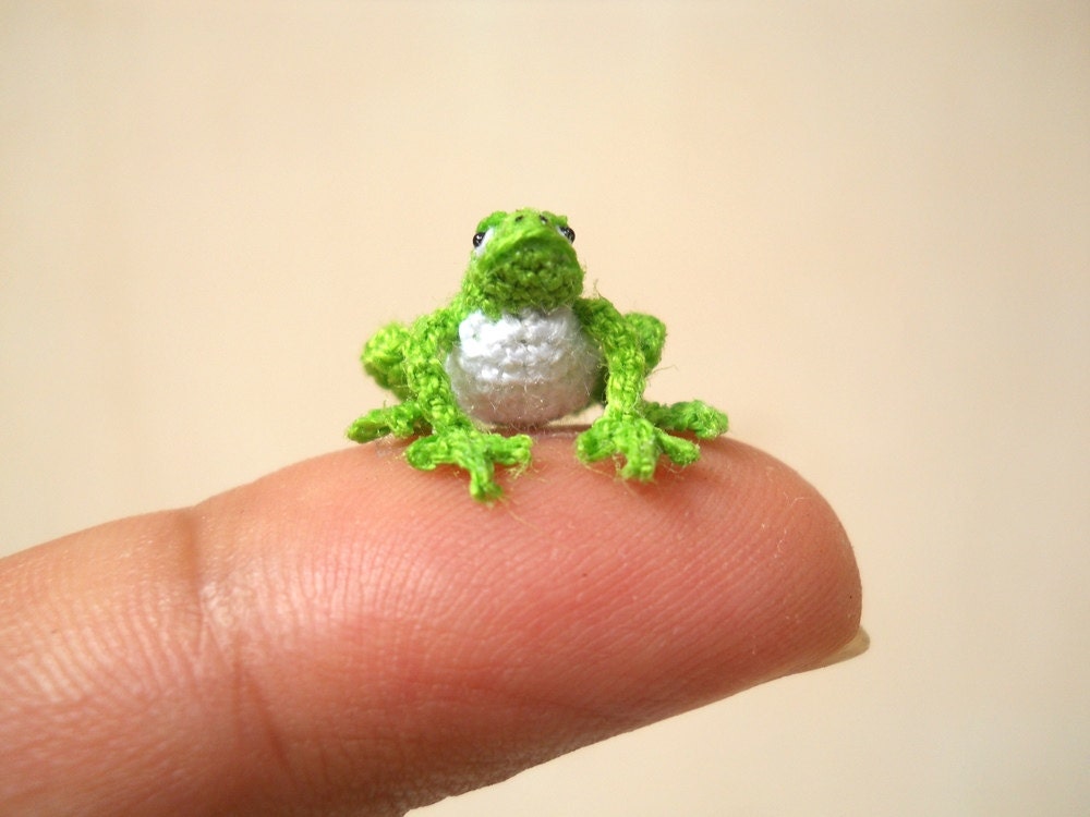 tiny frog plush