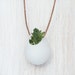 A Wearable Planter, No. 1, in White