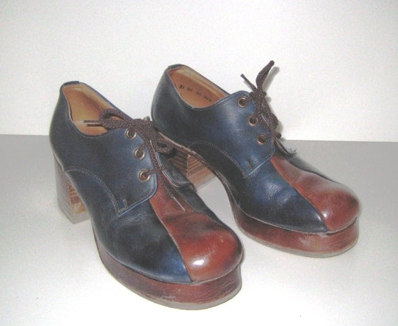 mens 70's platform shoes for sale