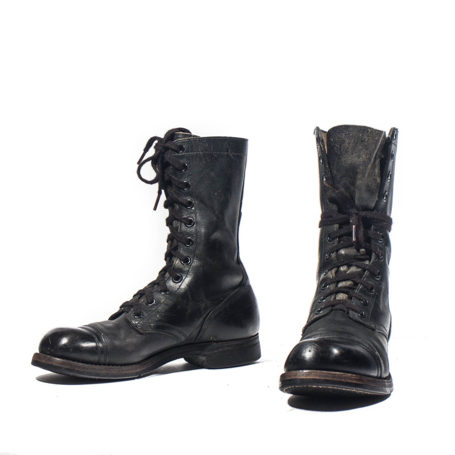 retro combat boots mens